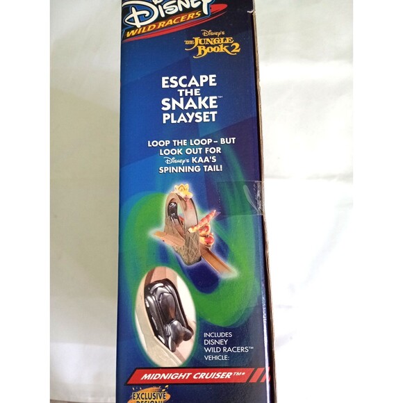 Disney Wild Racers Diecast Car Jungle Book 2 Escape The Snake Playset Exclusive - Picture 5 of 6